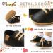 Sonsage Infant Baby Oxford Shoes | Anti-Slip Leather Sneakers for Boys & Girls 6-12 Months - Black - Buy Online on GoSupps.com
