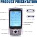 Delamiya Tens Device - Rechargeable Pain Relief Stimulator with 16 Programs 20 Intensity Levels & Premium Electrodes for Muscle Relaxation - Buy Online on GoSupps.com
