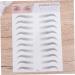 DRESSOOS 2pcs 3d Eyebrow Stickers Hair Like Eyebrows Eye Brow Natural Eyebrow Stencils Water Proof Tool 6d - Buy Online on GoSupps.com