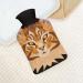 Cartoon Cat Hot Water Bottle with Plush Cover - Hand Warmer for Adults & Kids (26.5x15.3cm) | International Shipping - Buy Online on GoSupps.com