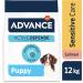 Advance Sensitive Puppy Food for Dogs Puppies of All Sizes with Digestive Sensitivities to Salmon 12 kg - Buy Online on GoSupps.com