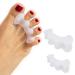 QUAPY 2pairs Toe Separators for Women are Perfect to Restore the Toes to Their Correct Place - Durable Toe Spacers for Bunions - Toe Spacer for Hammertoes  Plantar Fasciitis  Crooked Toes (Medium)