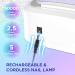Aedavey Cordless Gel Nail Light 120W Nail Dryer for All Gel Nails LED Nail Lamp with 4 Timer Modes - Professional Curing - Auto Sensor - LCD Screen Portable Gel Light for Nails for Home & Salon (Sparkly Silver Diamond) - Buy Online on GoSupps.com