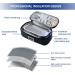 Insulin Cooler Travel case with Temperature Display Insulated Medication Diabetic Supplies Organizer Bag with 2 Ice Packs Portable Medical Cooler Bag for Insulin pens TSA Approved (Gray) - Buy Online on GoSupps.com