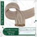 Buy Runature Clip In Extensions - Real Hair Highlights 30cm Remy Short Hair 3 Pieces 50g - Invisible Color #19AP60 - Buy Online on GoSupps.com
