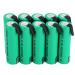 Tenergy AA 1.2V NiMH 2000mAh Flat Top Rechargeable AA Batteries with Tabs 10 Pack