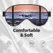 SSIMOO Airplane Print Double-Sided Eye Mask - Soft Light Blocking Sleep Aid for Quality Rest | International Shipping Available - Buy Online on GoSupps.com
