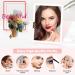 Flymiro Lighted Makeup Mirror with 72 LED Lights,Travel Portable Mirror with 3 Color Lighting and Touch Screen Dimming,1800 mAh USB Rechargeable,Vanity Tabletop Desk Cosmetic Foldable Mirror White - Buy Online on GoSupps.com