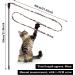 Molain Cat Bar Rainbow Toy - 5 Interactive Rainbow Wands for Kittens & Cats Training (30cm Leopard Pattern) - Engage Your Feline Friend! - Buy Online on GoSupps.com