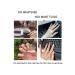 Buy Aesthetic Almond Shape Press On Nails - Reusable Nude & Gold Acrylic Fake Nails with Glue for Women - M001 Nude1 - Buy Online on GoSupps.com