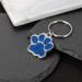 Buy Personalized Dog Tag with Engraving - Blue Paw Print ID Tags for Dogs & Cats | Custom Address Tags - Buy Online on GoSupps.com