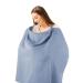 Nursing cover for on the go nursing scarf 75x95 CM nursing scarf nursing cover nursing apron nursing scarf for on the go (blue)