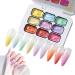 Gel Pour Art du Nail Gel D grad Pour Ongles 9 Couleurs Vernis Dessin Sans Rin age Tenue Longue Dur e Cr ations Pour French Manicure Utilisation Domicile - Buy Online on GoSupps.com