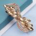 Aneneiceera Vintage Crystal Hair Clip Gold Rhinestone Hair Barrette Sparkle Cz Head Clip Crystal Wedding Headpieces Bridal Hair Accessories for Women and Girls - Buy Online on GoSupps.com