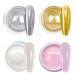 Poudre Chrome Ongle 4 Couleur Chrome Ongles Nail Art - Or Argent Blanc Perle Rose Aurore Effet Miroir M Tallique Poudre Pigment Ongle Pour Deco Ongle Nail Art 4 couleurs