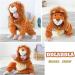 Doladola Unisex Baby Lion Flannel Romper | Spring Autumn Animal Pyjamas 2.5-3.5 Years - Buy Online on GoSupps.com