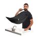 BEARD KING - The Official Beard Bib - Hair Clippings Catcher & Grooming Cape Apron - As Seen on Shark Tank - Black (Lite Version) Lite Black