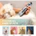 CalmGeek Dog Clippers Dog Grooming Clippers Kit Rechargeable Pet Clippers Low Noise Pet Hair Clipper with Comb 5 Speed for Dogs Cats Pets Hair Trimmer - Buy Online on GoSupps.com