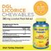 Nature's Life DGL Licorice Tablets 380mg Chewable - 100 Count - Buy Online on GoSupps.com
