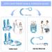 Toddler Safety Harness with Lock | Anti-Lost Wrist Link, 6.5ft Blue Leash with Reflective Tape | Walking Leash for Kids - Buy Online on GoSupps.com
