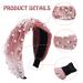 Makone Pearl Wide Headband for Women - Velvet Vintage Hairband for Wedding and Party - Buy Online on GoSupps.com