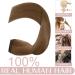 SEGO Clip in Hair Extensions - 100% Remy Human Hair Light Brown #6 5 Clips 18 Inch (45cm) 50g - Premium Quality - Buy Online on GoSupps.com