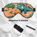 FoRes Dinosaur Print Sleep Eye Mask - Unisex Adjustable Light Blocking for Deep Rest | Perfect for Adults - Buy Online on GoSupps.com