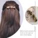 Brinie Tortoiseshell Geometric Hair Barrettes Clips Pins for Women and Girls - Pack of 3 - Buy Online on GoSupps.com