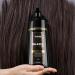 Grey Reducing Natural Black Hair Colour Shampoo (400ml) Hair Treatment for Grey Hair Coverage in 15 Minutes - Hair Coloring for Men Women All Hair Types - Natural Black Hair Dye - Ammonia Free - Buy Online on GoSupps.com