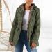Hanxiulin Women's Oversized Fleece Plush Jacket - Warm Fluffy Hoodie with Zipper Winter Transition Coat & Hooded Trench Coat (Size B 3XL) - Buy Online on GoSupps.com