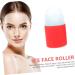 Buy Balacoo Silicone Ice Face Roller & Eye Massager - Ice Roller Holder & Molds for Radiant Skin - Beauty Facial Massager 11x5.5 CM Red - International Shipping Available - Buy Online on GoSupps.com