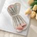Shell Portable Travel Makeup Brush Set - 5 Mini Brushes & Mirror | Perfect for On-the-Go Beauty - Buy Online on GoSupps.com
