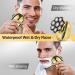 Best Head Shavers for Bald Men - 8D Rotary Electric Shaver & Beard Trimmer Kit (Golden - Buy Online on GoSupps.com