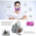 Respirator mask with Filters Set - Reusable Half Facepiece Cover with 4pcs 2097 Filter and Earplugs for Paint Epoxy Resin Fumes Woodworking Organic Vapor Gas Perfect for House DIY Project - Buy Online on GoSupps.com