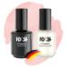 Black & White Collection Set - Polish Gel Uv Soak Off Gel Nail Polish - Made in Germany (2 x 15ml)