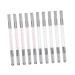 IWOWHERO 10pcs Tools Long Transparent Multitools Mutitool Tool Looking Makeup Heads for Crystal Natural