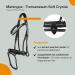 Marengos Soft Crystal Bridle for Horses & Ponies | Anatomically Shaped English Leather Bridle & Accessories in Black - Buy Online on GoSupps.com