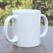 Dual Handle Mug (Double Grip Mug) to Aid Tremors  MICROWAVE SAFE  11.83 US Fl. Oz. (350 Ml)  BPA-FREE - WHITE Color - Buy Online on GoSupps.com
