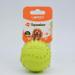 Laroo Dog Toys - Durable Natural Rubber Squeaker Football for Small & Large Dogs (6.5cm Green) - International Shipping Available - Buy Online on GoSupps.com