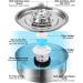 Stainless Steel Cat Water Fountain 2.0L/67oz - Ultra-Quiet Pump, LED Light, Dishwasher Safe - Ideal for Puppy and Cat - Buy Online on GoSupps.com