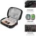 Naanle Black and Grey Cats Pill Box | 7-Day Travel Pill Organizer | Compact Vitamin Supplement Holder with Zipper - Buy Online on GoSupps.com