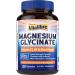 Magnesium Glycinate 420mg with Vitamin D3 & B6 | Chelated & Buffered Magnesium Supplement | High Absorption for Nerve Bone Heart Mood Sleep Support 120 Vegan Capsules Non-GMO 120 Count (Pack of 1)