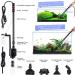 AQQA Electric Aquarium Gravel Cleaner Siphon Kit - 6 in 1 Automatic Water Changer & Filter 110V/20W 320GPH - Black - Buy Online on GoSupps.com