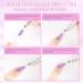 Small Sanding Bands for Nail Drill - 100Pcs 180 Grit Mini Sanding Bands with 3.1mm Mandrel Bits for Acrylic & Gel Manicures (Purple - Buy Online on GoSupps.com