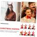 minkissy 4 Pairs Christmas Hair Clips Hair Decoration Deer Ear Headband Elk Deer Hair Clips Xmas Hair Clip Kids Hair Clips for Girls Elk Antlers Clips Abs Hair Accessories Miss - Buy Online on GoSupps.com