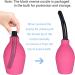 TopQuaFocus 10oz Silicone Enema Bulb Kit | Colon Cleaning Comfort | 4.8'' Tips | 294ml-red - Buy Online on GoSupps.com