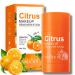 Citrus Solid Make Up Remover Stick Gentle Deep Cleansing Balm Makeup Remover Moisturising & Nourising Soothing Travel Waterless Facial Cleanser for All Skin Types Clean and Clear Face Wash Vegan