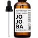 Organic Jojoba Oil for Skin & Hair - 100% Organic Pure Natural & Cold Pressed - in Amber Glass Bottle (50ml)