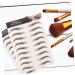 Mikinona 9 Sheets Waterproof Eyebrow Stickers Eyebrow Stickers Waterproof Brown False Eyebrows Cosmetics Hair 21x14.7cm Brown - Buy Online on GoSupps.com