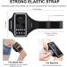 Universal Sports Phone Holder for Jogging | Running Bracelet with Headphone Pocket for iPhone 14 Pro Max/14 Pro/12/11/xS/8 - Black Zipper - Buy Online on GoSupps.com